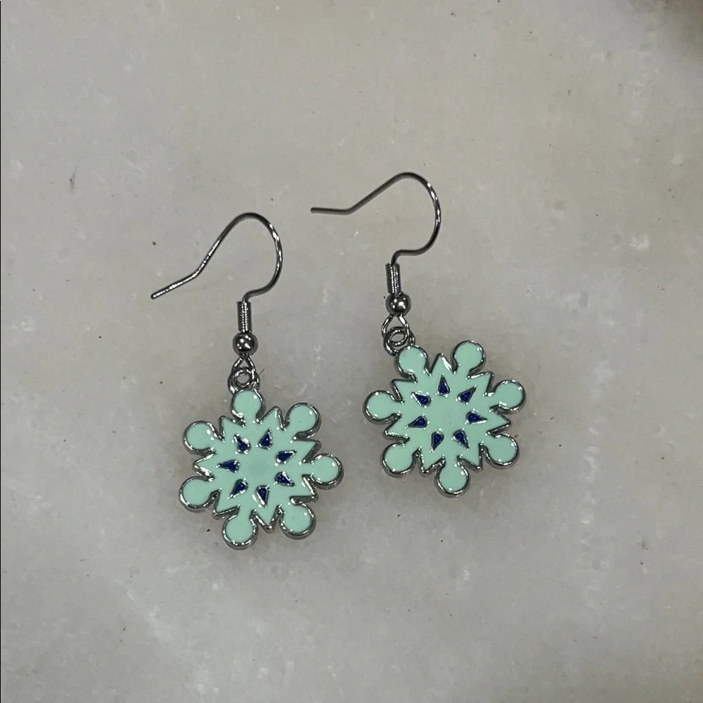 3/$30 Bundle • Cute Snowflake Earrings • Kawaii Fun Holiday Jewelry